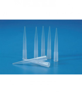 PIPETTE TIPS, GILSON PP, 100-1000ul, BLUE, Overall length: 72mm