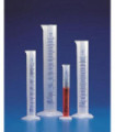 CYLINDER MEAS T/F BLUE GRAD PP, 50ml, Grad 10ml, Subdiv. 1ml, Tol. +/- 1ml, O.D. 25.5mm D, 199mm H