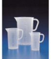 JUG GRAD T/F PP, 250ml, Div. 5ml, Start at 50ml 73mm D, 119mm H