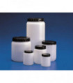 JAR CYLINDRICAL & CAP & INSERT HDPE, 500ml, 86mm D, 107mm H, MOUTH 70mm