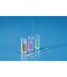 CUVETTE MACRO OPTICAL PMMA, 4.5ml (UV), 10mm L, STD. 2 x sides clear, 2xgrooves,280-800nm