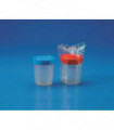 CONTAINER + S/CAP (BLUE) PP 150ml, 62.5mm D, 73mm H, dia: 62.5mm