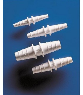 CONNECTOR-STRAIGHT PP, 4-5-6mm, Bore: 2mm, Crest: 3- 4.5- 5.5mm