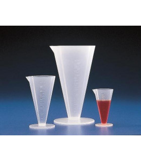 MEASURES CONICAL, GRAD PP, 100ml,Grad 2ml, 118mmH