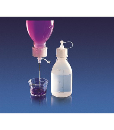 CAPS, DROPPING-SHORT SPOUT GL18 PE, 16mm L SPOUT