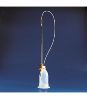 BURETTE, SCHILLING PE +PMP, 50ml, Div. 0.1ml