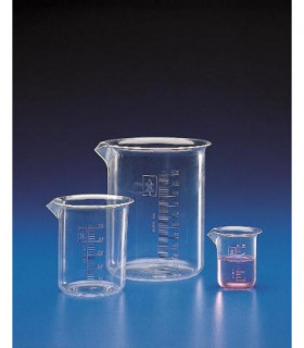 BEAKER GRAD TPX, 50ml, Sub. 2ml, 42mm D, 60mm H, Tol +/- 10%