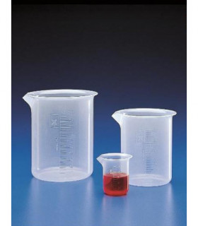 BEAKER GRAD PP, 3LT, Subdiv.500ml, 201mmH, 158mm D, Tol. +/- 10%