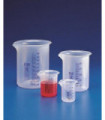 BEAKER BLUE GRAD PP, 50ml, Sub. 2ml, 41mm D, 60mm H, Tol +/- 10%