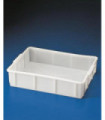 TRAY STACKABLE DEEP HDPE, 10L, 310x415x97mm, White
