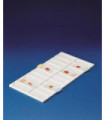 TRAY FOR SLIDES PVC, 20 PLACE, 190X340X8mm