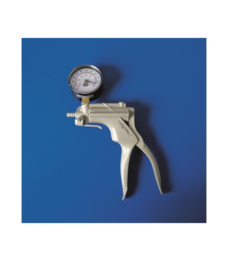 PUMP VACUUM + GAUGE HIPS, HAND OPERATED